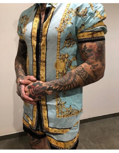 Camisa Lord Light Blue