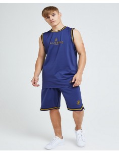 Pantalón corto azul