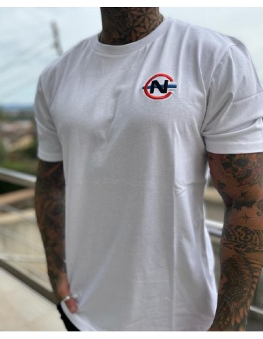 Camiseta Blanca Flagged