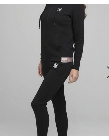 Pantalón Negro cintura rosa