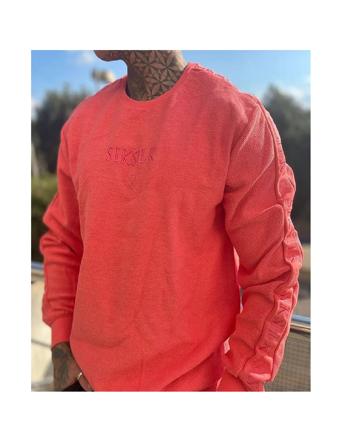 Sudadera best sale color coral