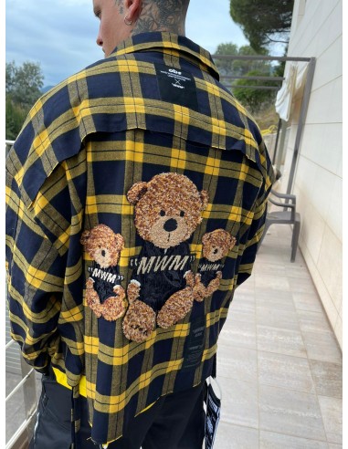 Camisa Cuadros Amarilla