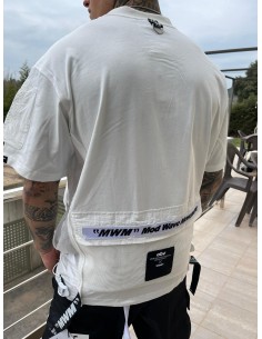 Camiseta Blanca Rejilla 2