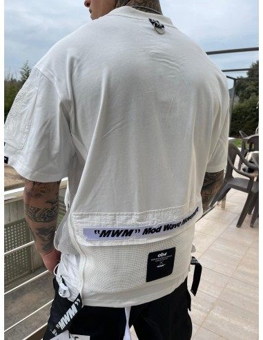 Camiseta Blanca Rejilla