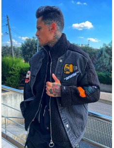 Chaqueta Tejana Negra