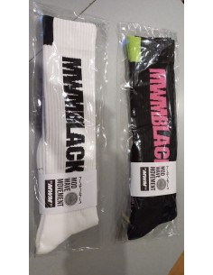 Calcatín Largo Bco/Negro -...