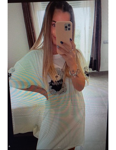 Vestido Blanco Oso