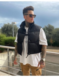 Chaleco Negro Corto