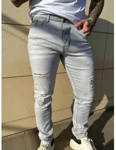Jeans Sixth June Grey Slim