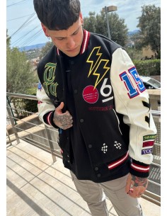 Bomber  Embroidered Detail...