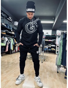 Pantalón Negro logo Blanco