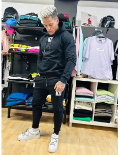 Pantalón Negro logo Blanco 2