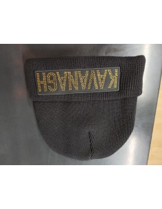 Gorro Negro logo Oro