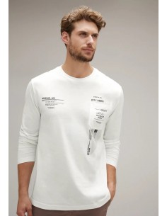 Camiseta Manga larga Cuello...