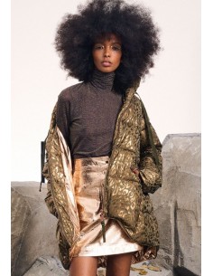 Chaqueta Kaki Oro c/capucha...