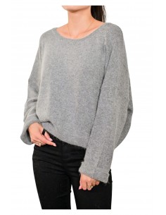 Jersey Gris Cuello Redondo...