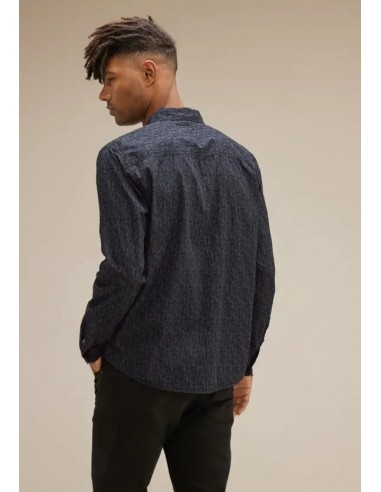 Camisa Azul Marino Monogram