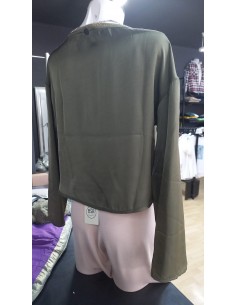 Blusa Kaki Manga Larga 2