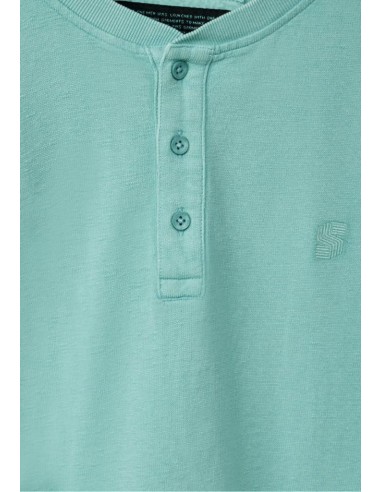 Polo Manga Larga S/Cuello con Botones...