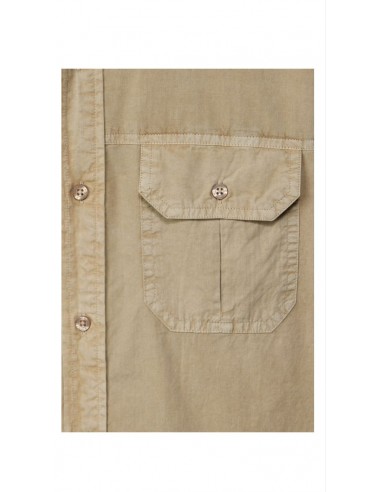 Camisa Manga Larga Beige