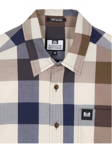 Camisa Manga Corta Cuadros Joyce