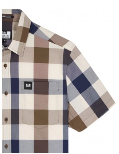 Camisa Manga Corta Cuadros Joyce