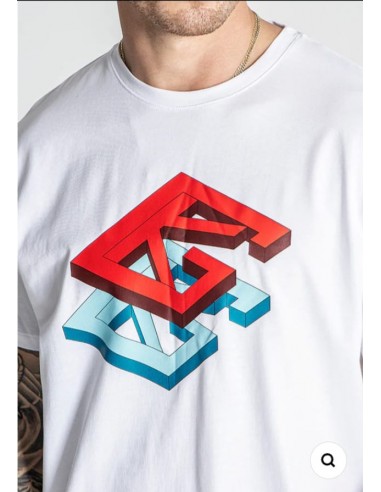 Camiseta Blanca Manga Corta Logo...