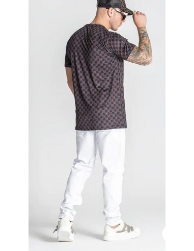 Camiseta Marrón Manga Corta Logos