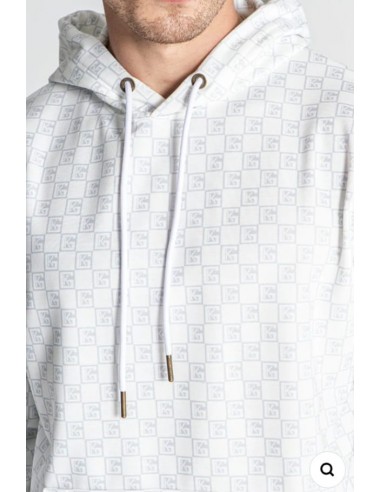 Sudadera Blanco Logos con Capucha