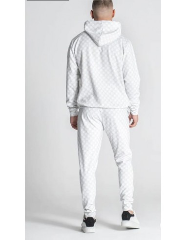 Sudadera Blanco Logos con Capucha