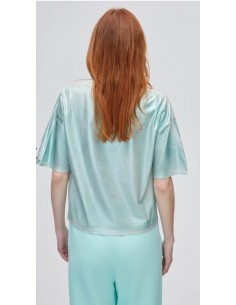 Camiseta Metalizada Verde 2