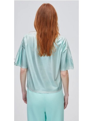 Camiseta Metalizada Verde