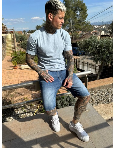 Camiseta basica Azul Cielo