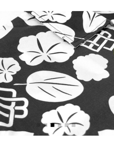 Camisa Bohemian Blanco/Negro