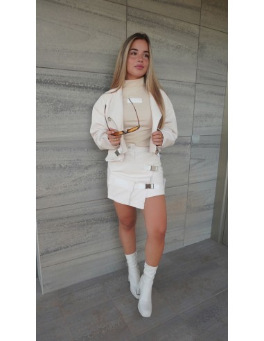 Falda Corta Ecru MWM