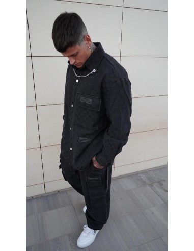 Pantalón Cargo tejano Negro