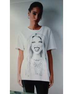 Camiseta Blanca Manga Corta...