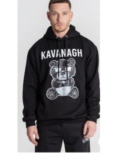 Sudadera Negra C/Capucha Oso