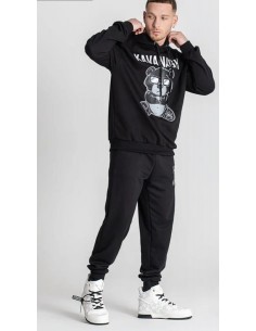 Sudadera Negra C/Capucha Oso 2