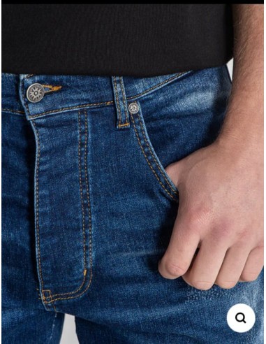 Jeans Blue con cremallera en el tobillo