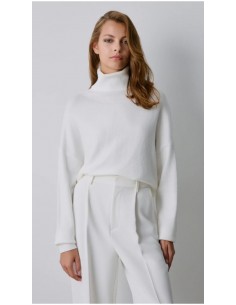 Jersey Cuello Alto Blanco