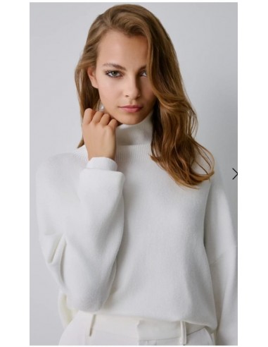 Jersey Cuello Alto Blanco