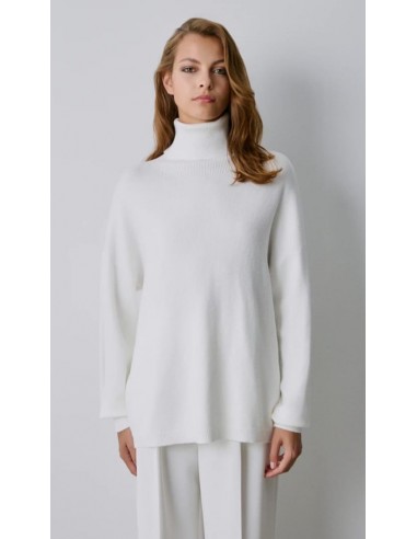 Jersey Cuello Alto Blanco