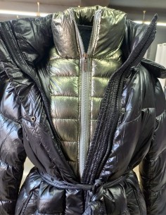 Chaqueta Larga Negra con...