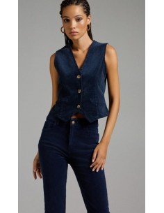 Pantalón Pana Azul campana