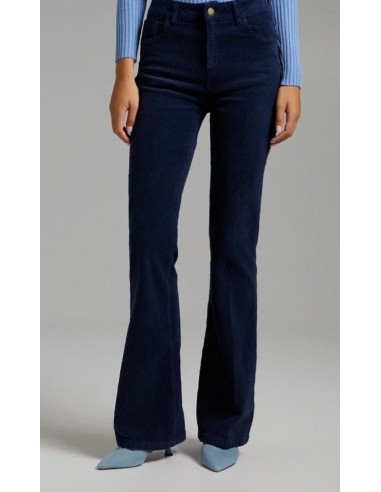 Pantalón Pana Azul campana