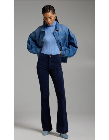 Pantalón Pana Azul campana