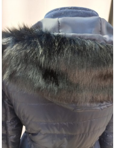 Chaqueta Acolchado Combinado Azul marino