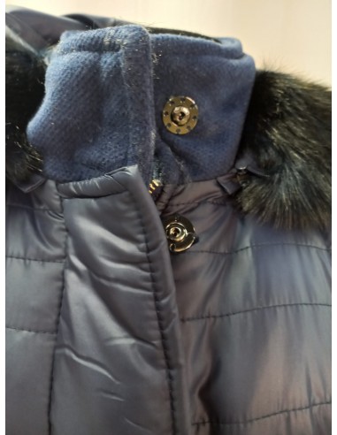 Chaqueta Acolchado Combinado Azul marino