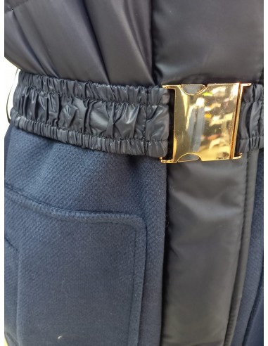 Chaqueta Acolchado Combinado Azul marino